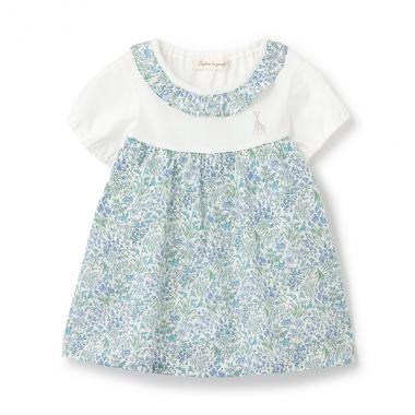 小花柄チュニック