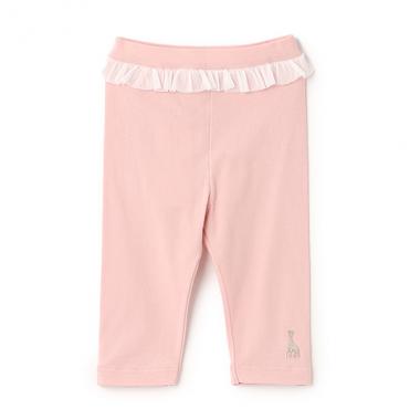 ウエストフリル7分丈レギンス【日本製】