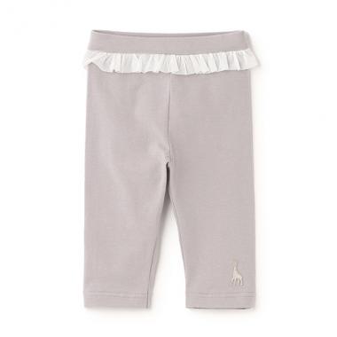 ウエストフリル7分丈レギンス【日本製】