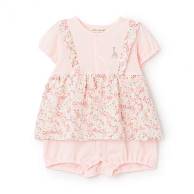 花柄ショートオール【日本製】