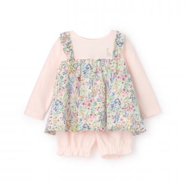 花柄ベビースーツ【日本製】