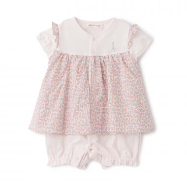 花柄ショートオール【日本製】