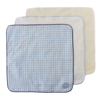 【KISETTE】 ガーゼハンカチ3枚セット【日本製】