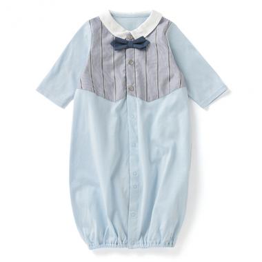 【KISETTE】 ストライプベスト風兼用ドレス【日本製】