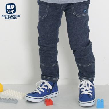 KPBOY デニム風ニットツイルパンツ(90～150)