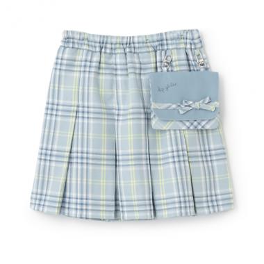 移動ポケットつきT/Rチェックスカパン