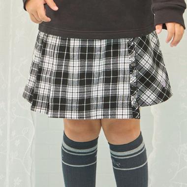 ラメチェック キュロット