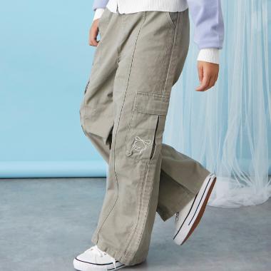 【trois lapins】 サイドライン カーゴパンツ