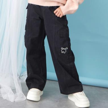 【trois lapins】 サイドライン カーゴパンツ