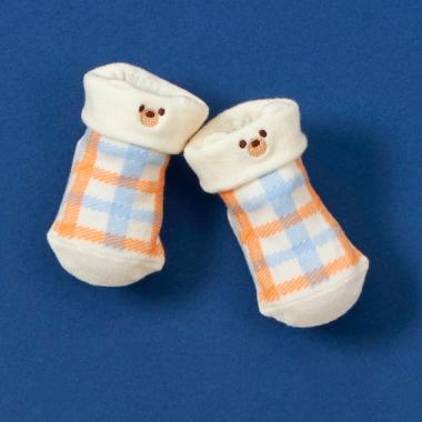 クマ耳 チェック BABYソックス