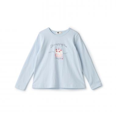 スイーツプリント長袖Tシャツ