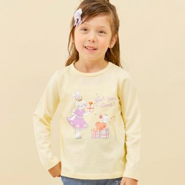 【GOOD PRICE】 mimiちゃんプリント 長袖Tシャツ