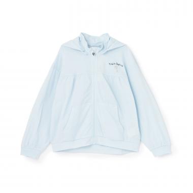 【Trois Lapins】 ジップアップ カーディガン 【接触冷感】