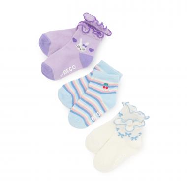 スニーカー丈ソックス【3足組】