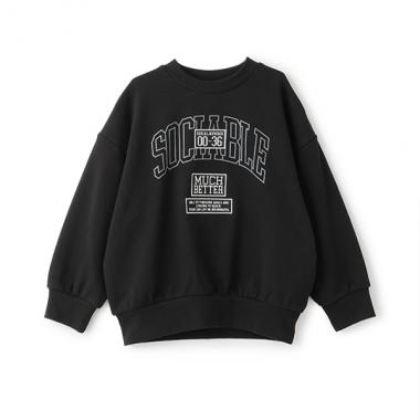 【親子リンク】Kidsワッペンビッグスウェット