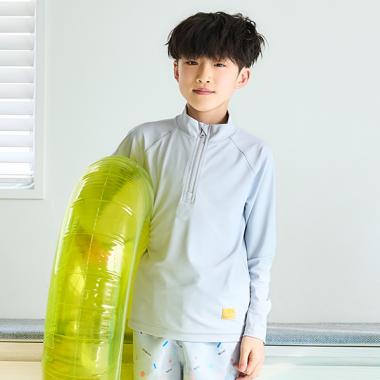 【SWIM】ハーフジップラッシュガード