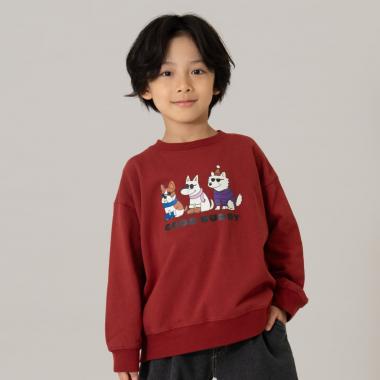 【ご好評につき再入荷！】【365D.】スウェットOFUZAKE 柄ワイドプルオーバー/トレーナー