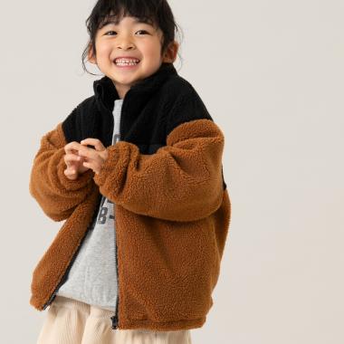 ボアスタンドブルゾン/あったか/アウター