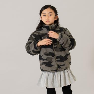 ボアスタンドブルゾン/あったか/アウター