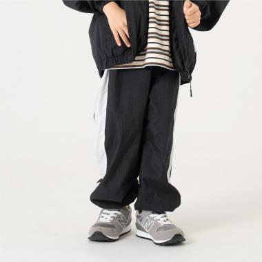 【撥水】配色ラインジョガーパンツ