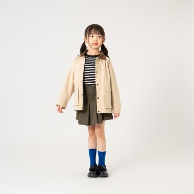 衿コーデュロイジップアップジャケット