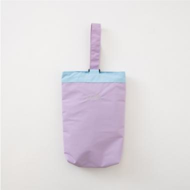 【撥水】バイカラーシューズバック