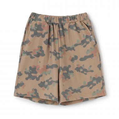 のびっとカットツイル柄ショートパンツ