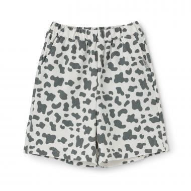のびっとカットツイル柄ショートパンツ