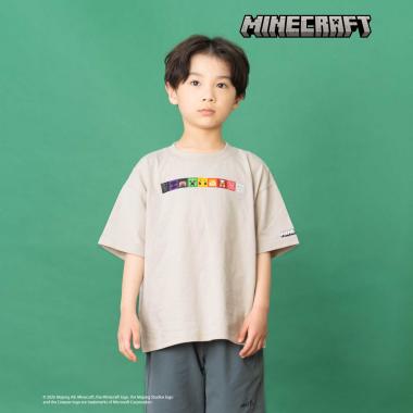 【マインクラフト】スクエアアイコンフェイス半袖T