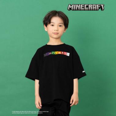 【マインクラフト】スクエアアイコンフェイス半袖T