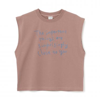 ロゴプリントタンクTEE