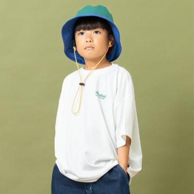 【Penfield】【親子リンク】【接触冷感】キッズメッセージロゴバックBIG Tシャツ