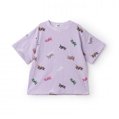 【人気商品再入荷】【直営店で取り扱い無し】ミルズロゴ総柄半袖Tシャツ