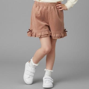 裾フリルショートパンツ