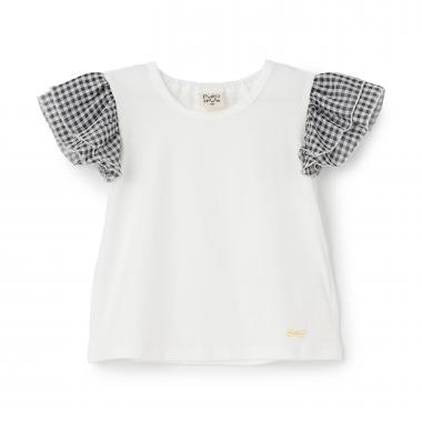 フリル袖Tシャツ