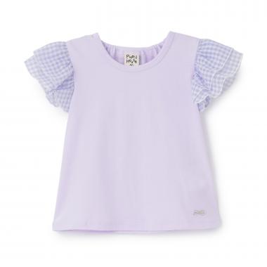 フリル袖Tシャツ