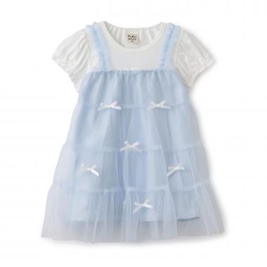 リボンいっぱいドッキングワンピース