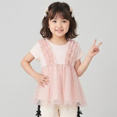 ハートチュールフリルチュニック