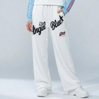 【エンジェルブルー】ビックロゴスェットパンツ