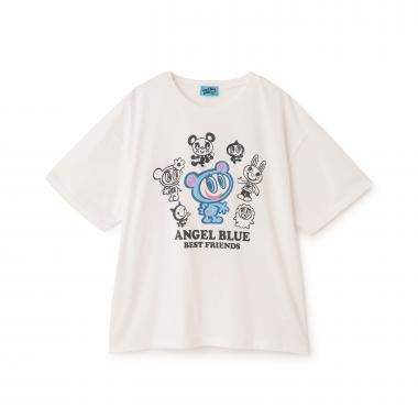 【エンジェルブルー】ナカムラくんリメイク風ルーズTシャツ