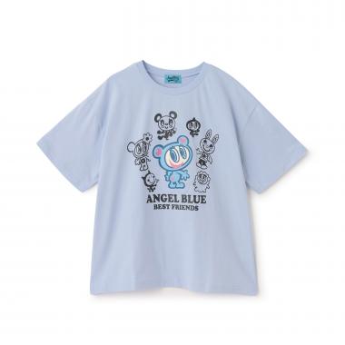 【エンジェルブルー】ナカムラくんリメイク風ルーズTシャツ