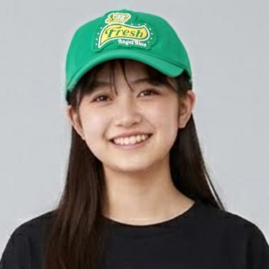 【エンジェルブルー】アップリケキャップ
