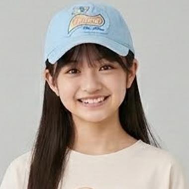 【エンジェルブルー】アップリケキャップ