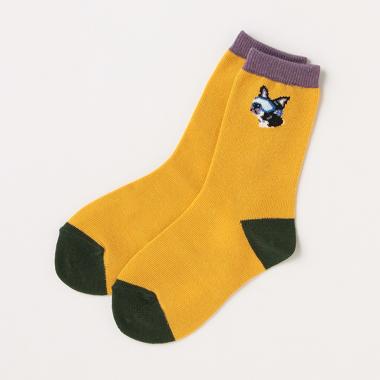 キッズ フレンチブルドッグソックス【日本製】