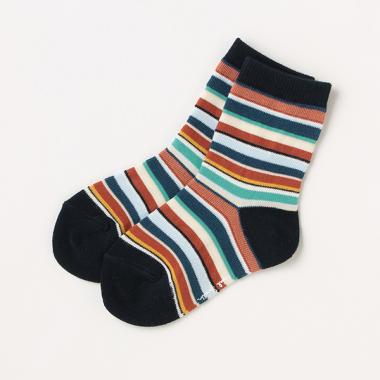 ベビー マルチボーダーソックス【日本製】