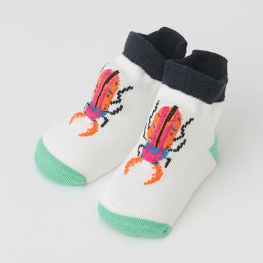 昆虫柄ベビーソックス【日本製】