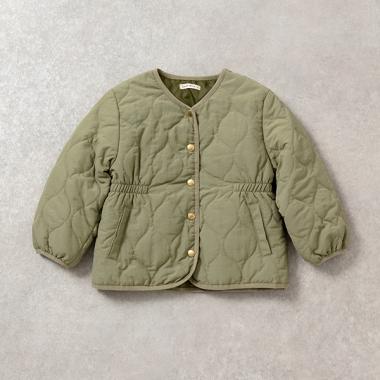 きれいシルエットキルティングブルゾン