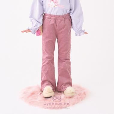 【Lycee mine バレエシリーズ】フリルストレッチフレアパンツ