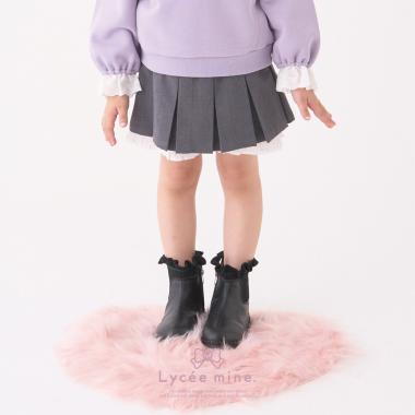 【Lycee mine バレエシリーズ】タックプリーツスカート(インパン付き)