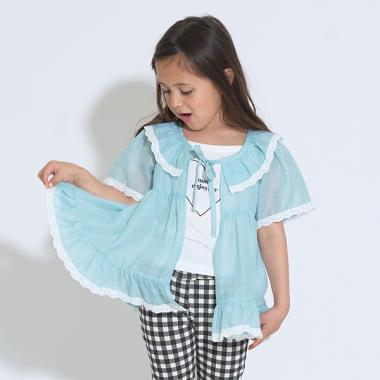 シアーギャザートップス